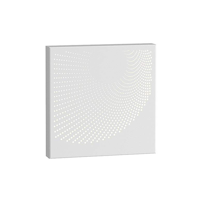 Image 1 Dotwave™ 10 1/4" High White LED Outdoor Wall Light