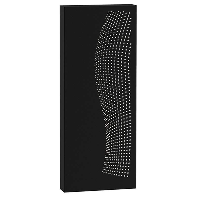 Image 1 Dotwave Rectangle LED Sconce - Textured Black
