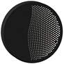 Dotwave Small Round LED Sconce - Textured Black
