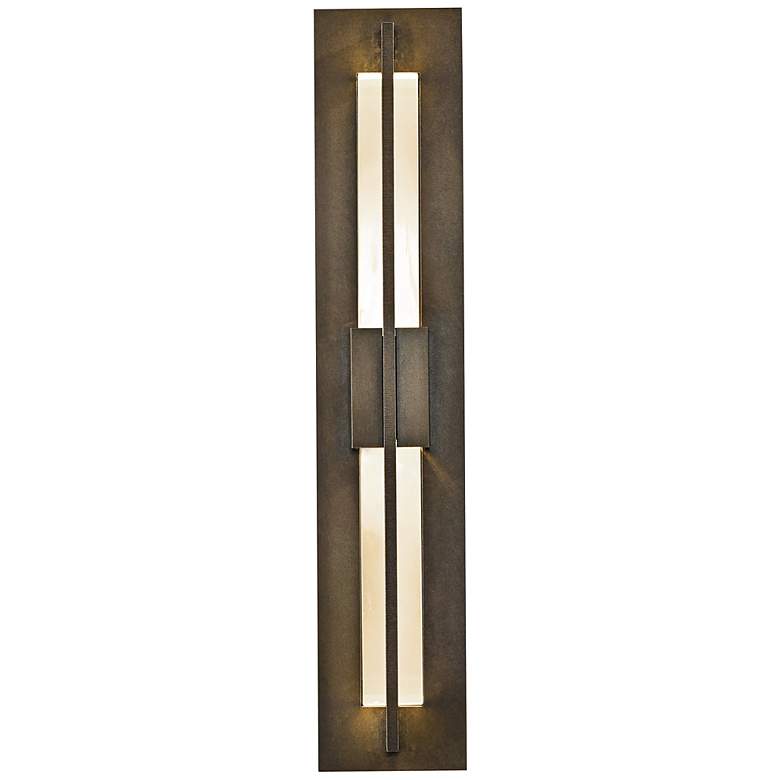 Image 1 Double Axis 23 1/2 inch High Bronze LED Outdoor Wall Light