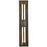 Double Axis 23 1/2" High Bronze LED Outdoor Wall Light