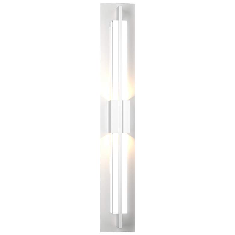 Image 1 Double Axis 4.8 inch High LED Coastal White Outdoor Sconce