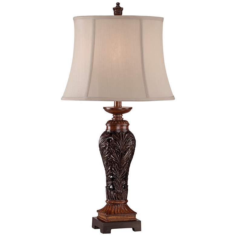 Image 1 Double Bronze Table Lamp