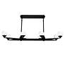 3_Double Bubble 44" Wide Black LED Island Chandelier more views