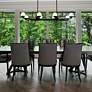4_Double Bubble 44" Wide Black LED Island Chandelier more views