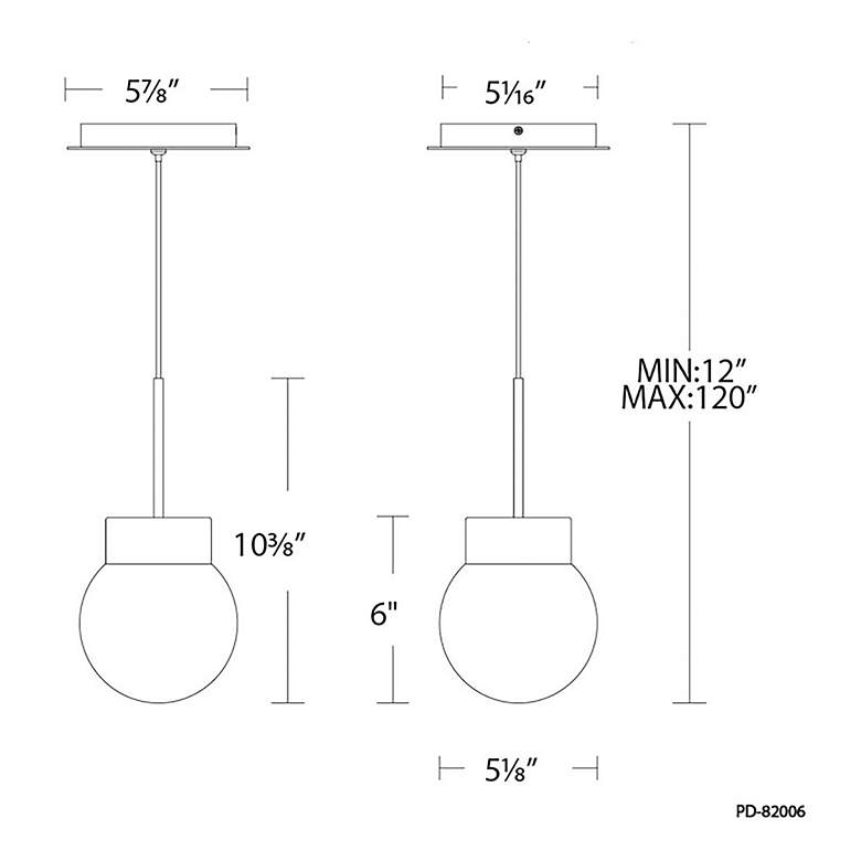 Image 2 Double Bubble 5 1/4" Wide Aged Brass LED Mini Pendant more views