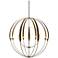 Double Cirque 48 1/4" Wide Dark Smoke 12-Light Chandelier