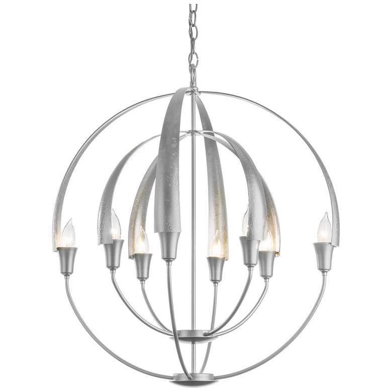 Image 1 Double Cirque Chandelier - Vintage Platinum Finish