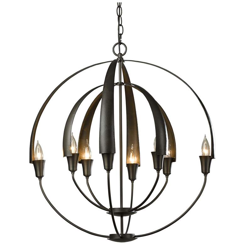 Image 3 Double Cirque Dark Smoke Chandelier With