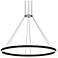 Double Corona 48" LED Ring Pendant
