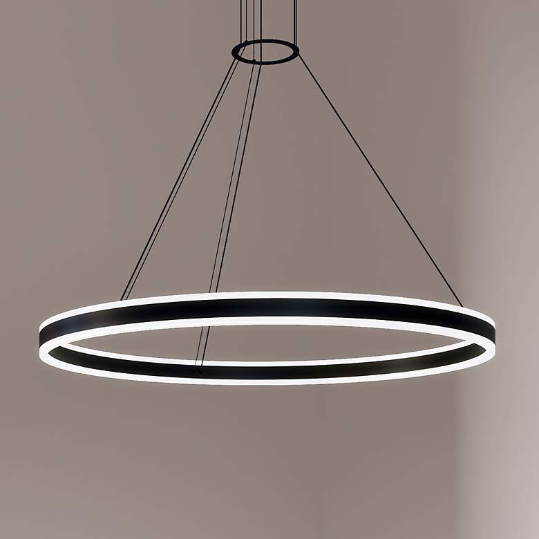 Image 1 Double Corona 48" LED Ring Pendant