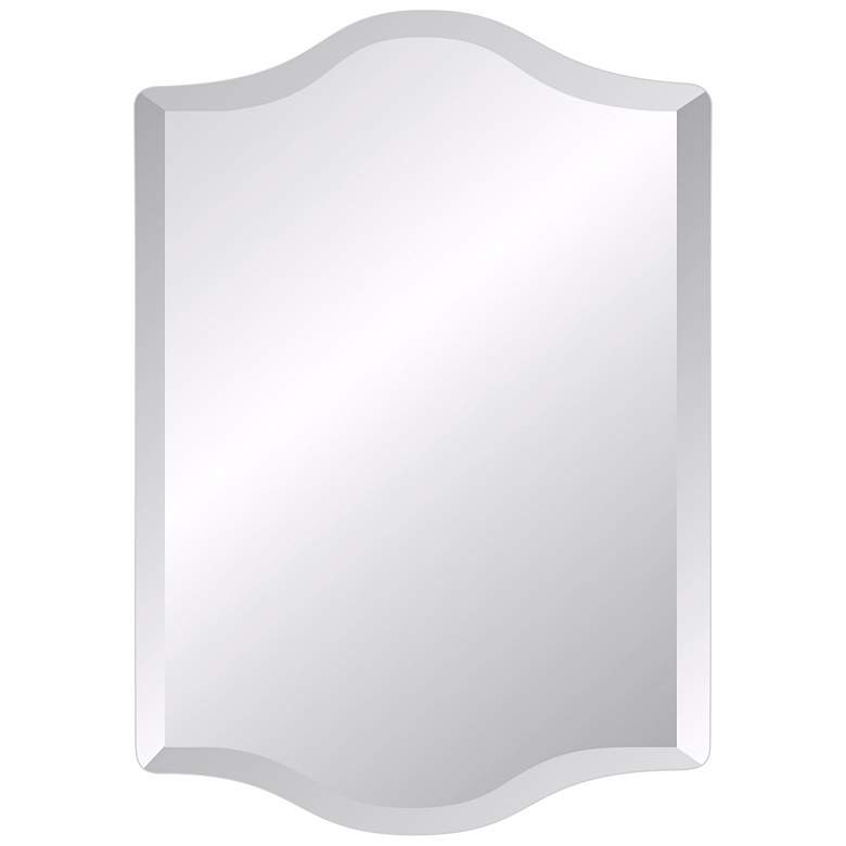 Image 2 Double Crown 24" x 36" Frameless Beveled Wall Mirror