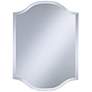 Double Crown Frameless 30" High Beveled Wall Mirror in scene