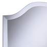 Double Crown Frameless 30" High Beveled Wall Mirror in scene