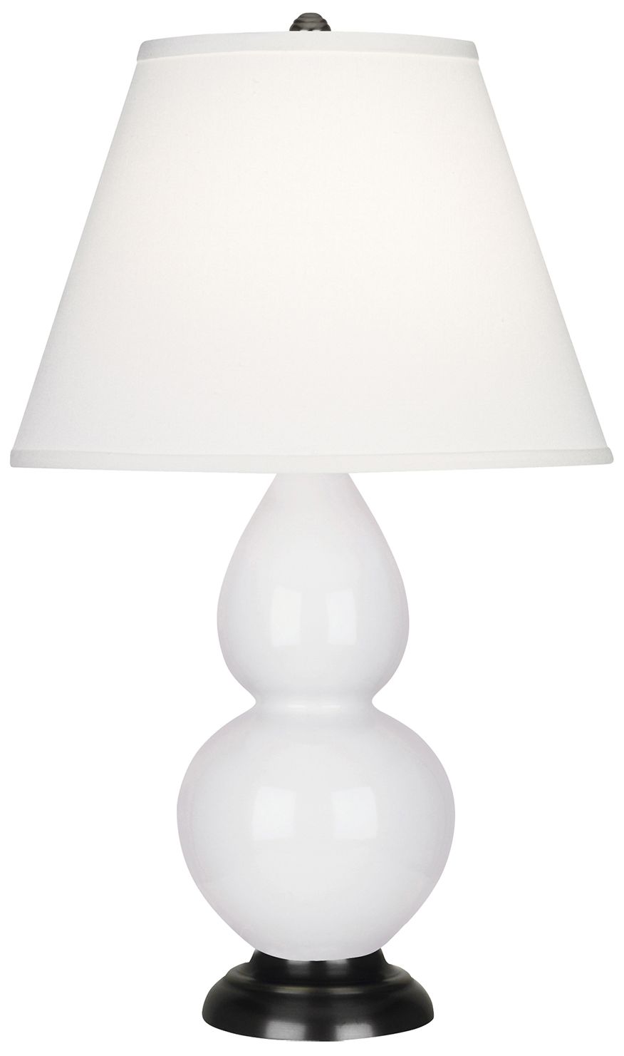 Double Gourd 22.75"H Daisy And Bronze Accent Lamp w/ Pearl Made to Order