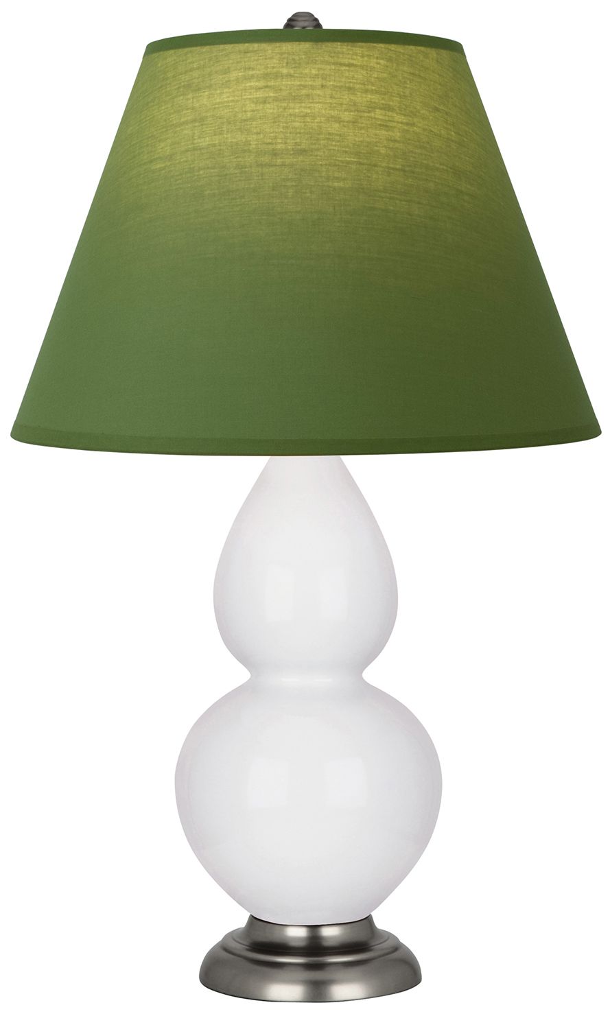 Double Gourd 22.75"H Daisy And Silver Lamp w/ Tea And Taupe Made to Order