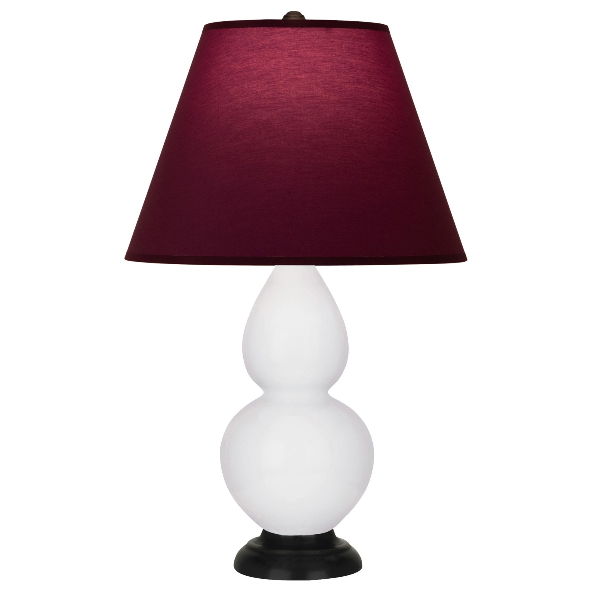 Image 2 Double Gourd 22.75"H Daisy & Bronze Lamp w/ Plum & Lavender Made to Order more views