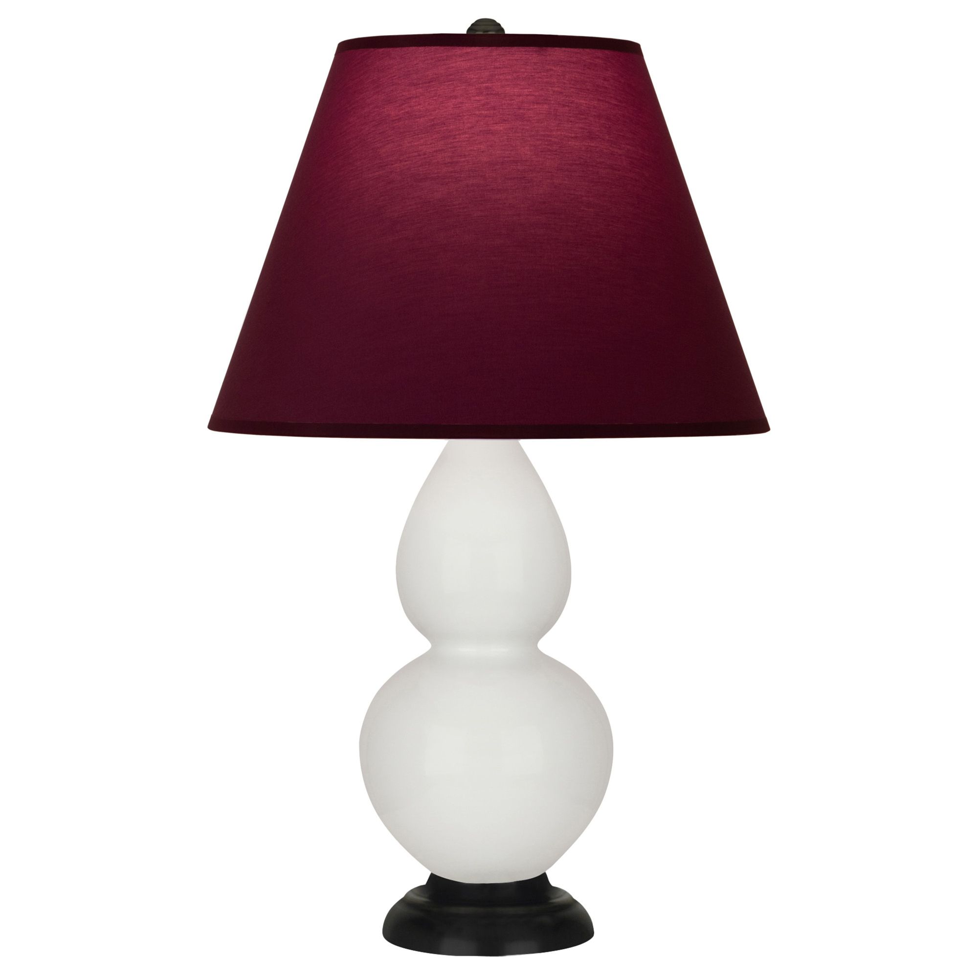 Image 2 Double Gourd 22.75"H Lily And Bronze Lamp w/ Plum And Lavender Shade more views