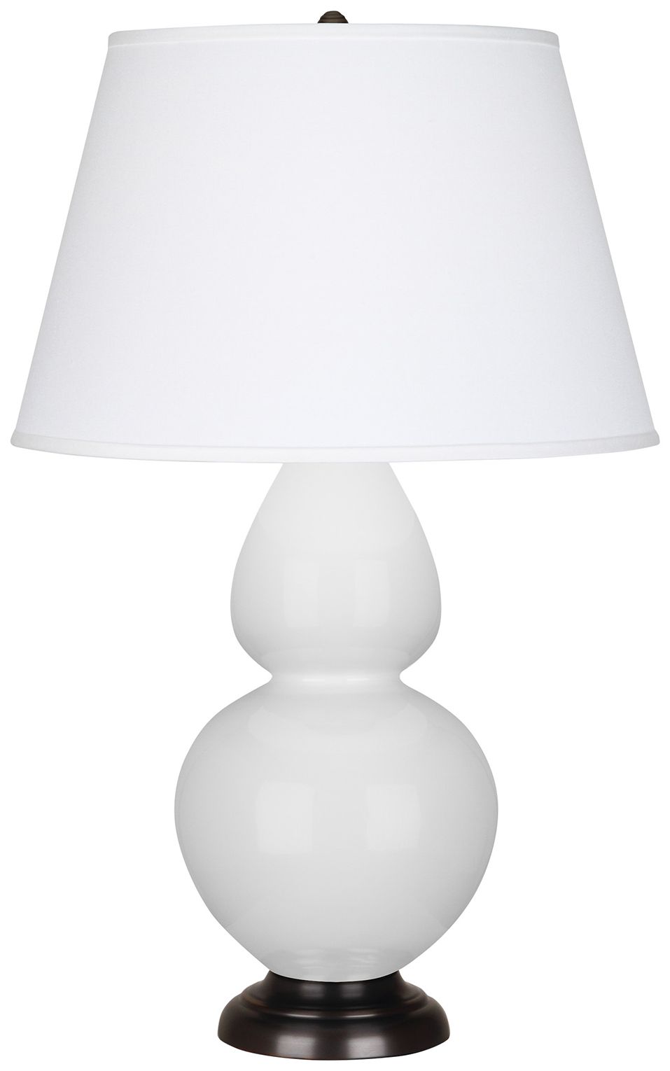 Double Gourd 31"H Daisy And Deep Bronze Table Lamp w/Pearl Made to Order