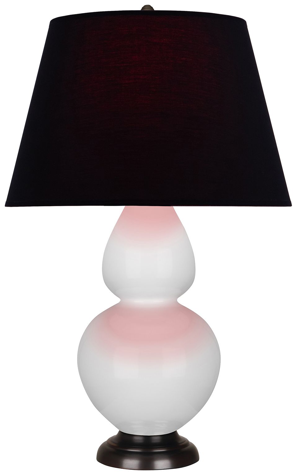 Double Gourd 31"H Daisy & Bronze Table Lamp w/ Ink & Rose Made to Order
