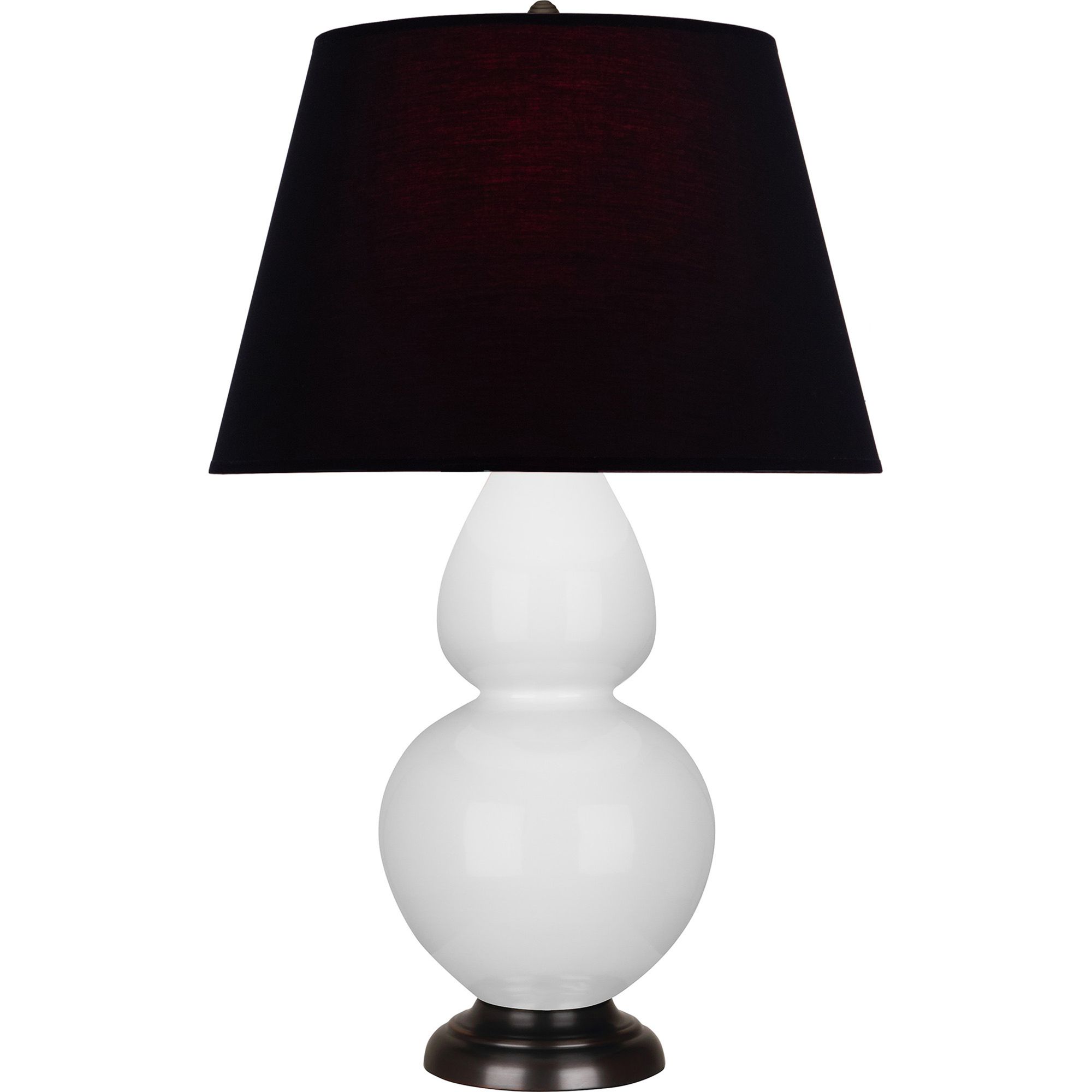 Image 2 Double Gourd 31"H Daisy & Bronze Table Lamp w/ Ink & Rose Made to Order more views