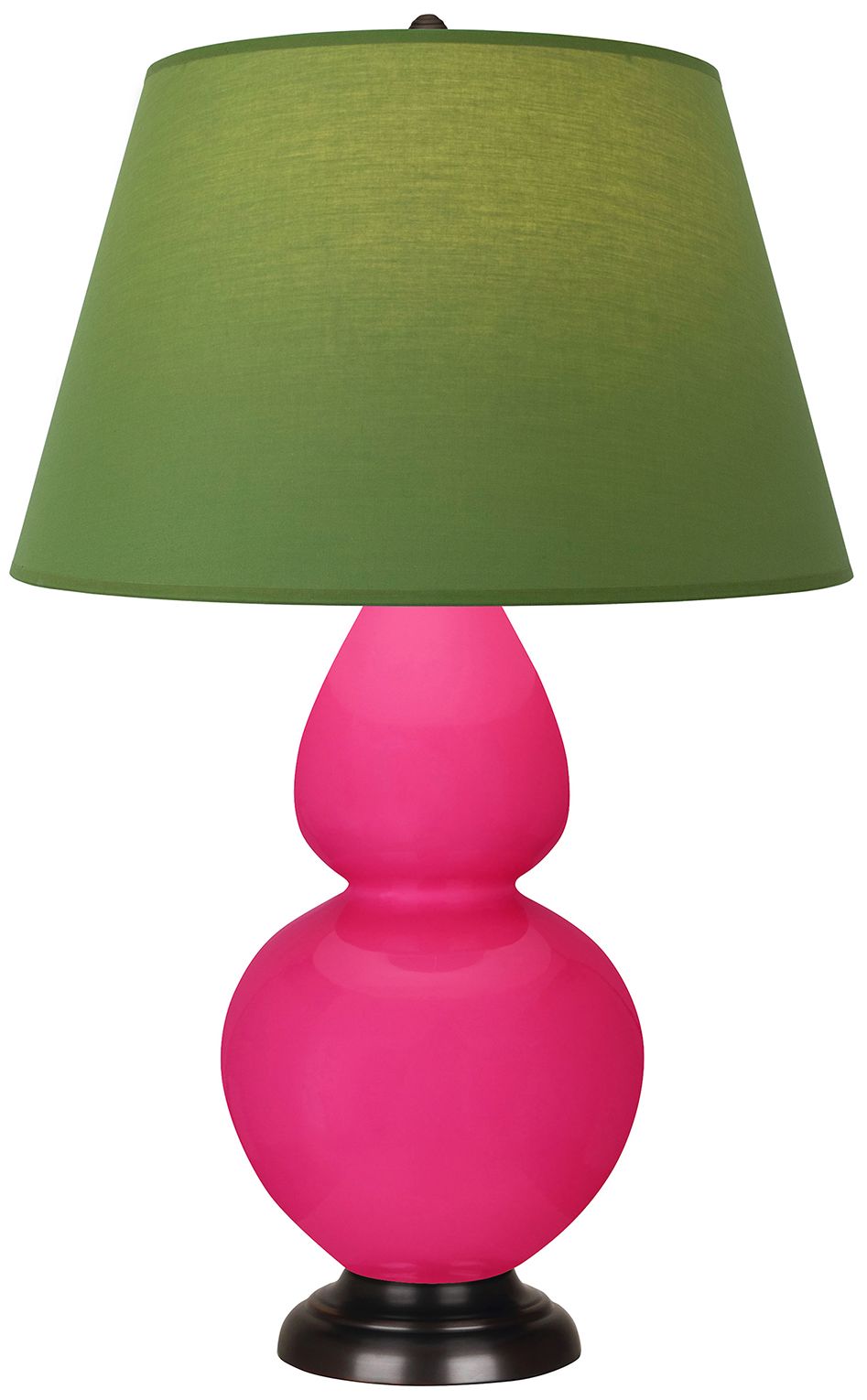 Double Gourd 31"H Razzle And Deep Patina Bronze Table Lamp Made to Order