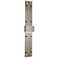 Double-Large Ursa LED Outdoor Sconce - Steel Finish - Clear Glass