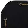 3_Double Radius Matte Black 24" x 36 1/4" Wall Mirrors Set of 2 more views