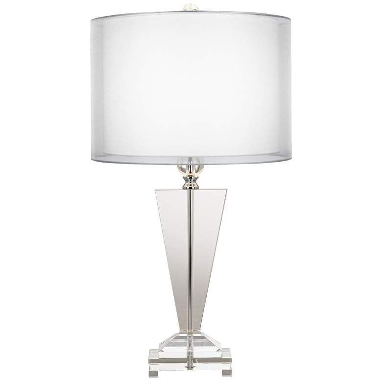 Image 2 Double Sheer Silver Crystal Trophy Table Lamp