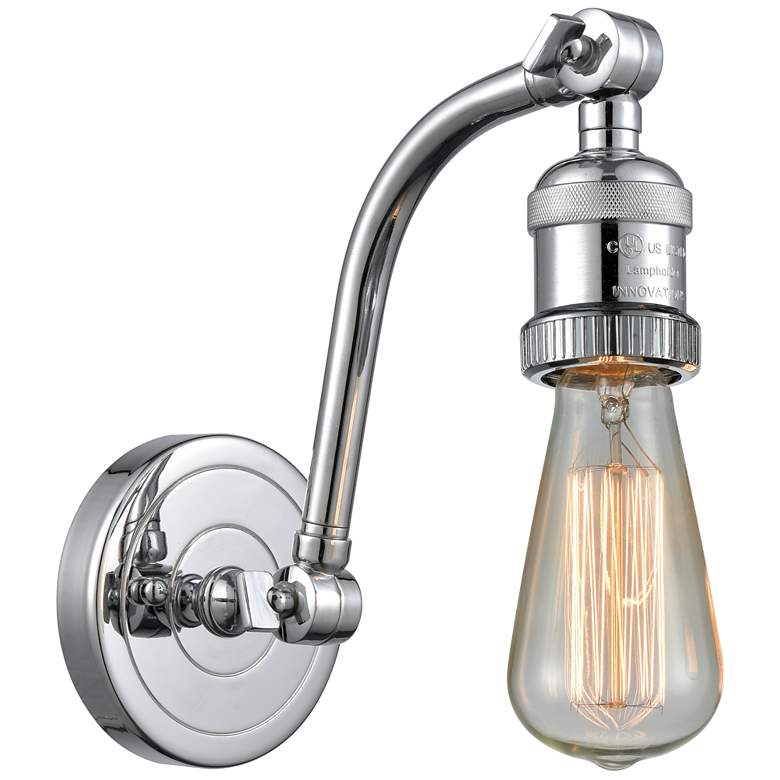 Image 1 Double Swivel 11.5" High Polished Chrome Sconce