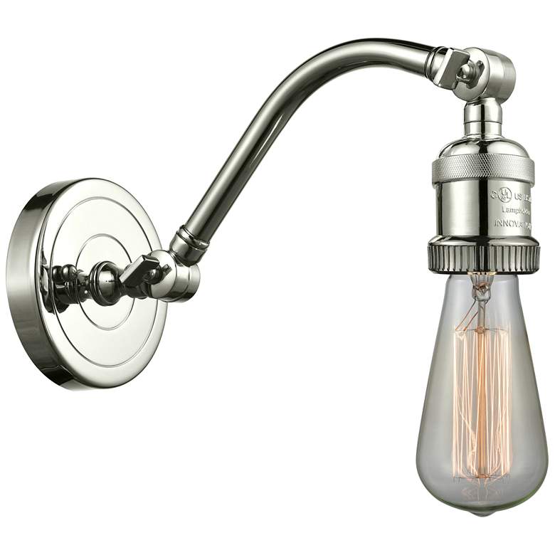 Image 1 Double Swivel 11.5" High Polished Nickel Sconce