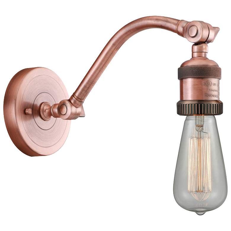 Image 1 Double Swivel 11.5 inchHigh Antique Copper Finish Sconce