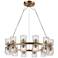 Double Vision 25" Wide 24-Light Chandelier - Clear