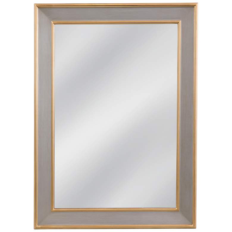 Image 1 Doubled 44"H Contemporary Styled Wall Mirror