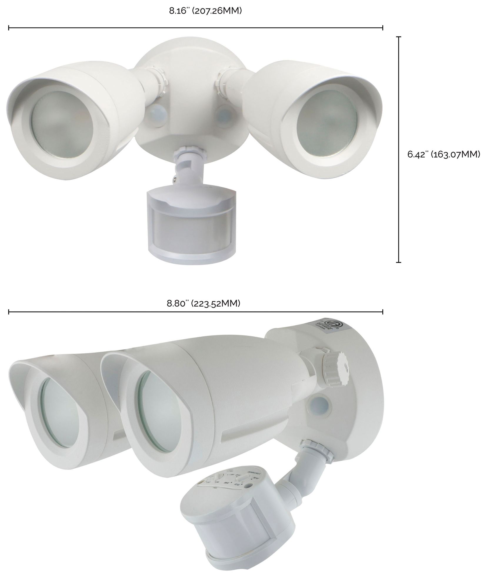 Dougal 6 1/2" High White LED Landscape Spot Light