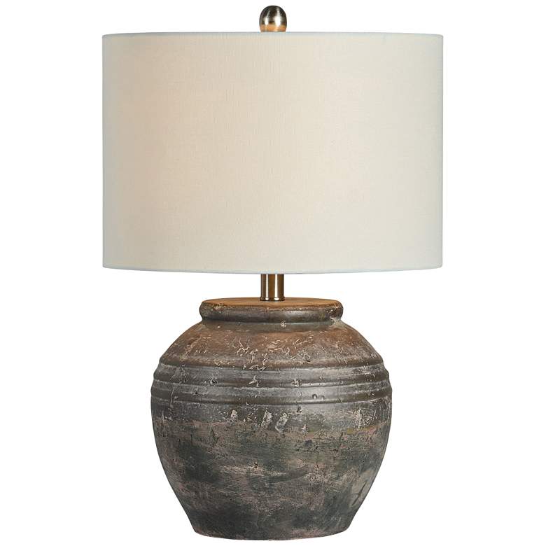 Image 1 Douglas 22" Shades of Brown Ceramic Accent Table Lamp