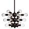 Douglas 25"W Bronze 18-Light Chandelier with Clear G25 Bulbs