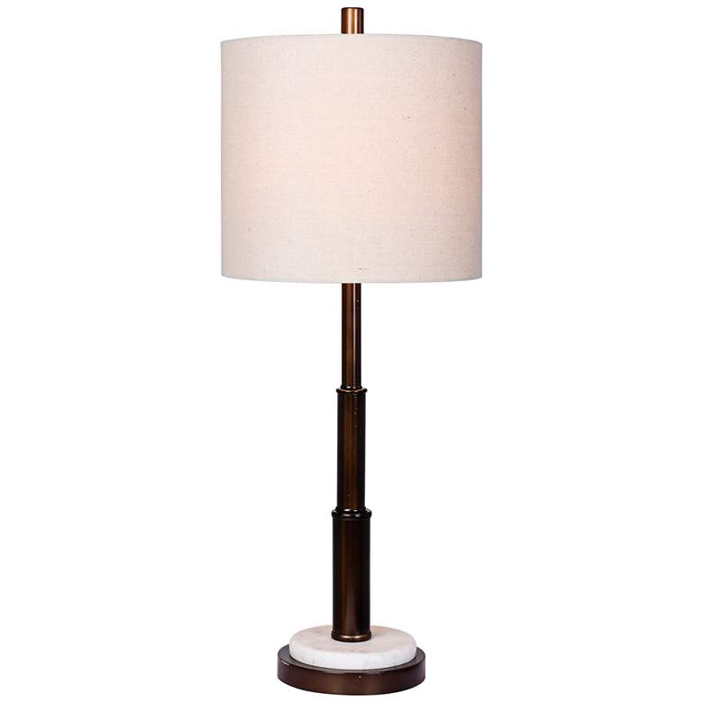 Image 1 Douglas Oil Rubbed Bronze Faux Telescope Metal Table Lamp