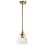 4_Dover; 1 Light; Small Pendant; Vintage Brass with Clear Glass more views
