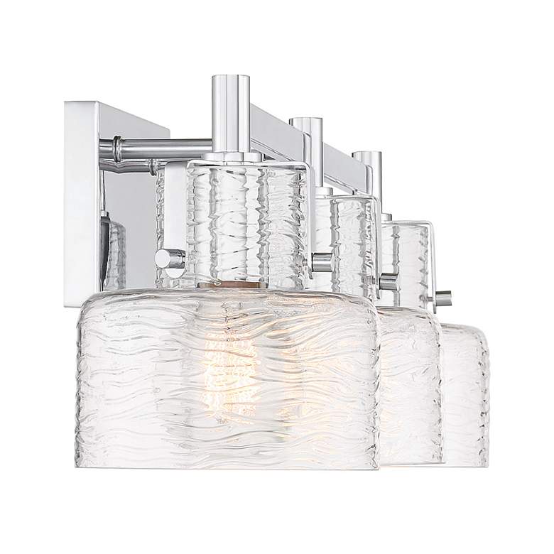Image 5 Dover 3-Light Bathroom Vanity Light in Chrome more views