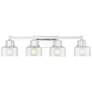 Thumbnail1 of Dover 4-Light Bathroom Vanity Light in Chrome