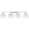 Dover 4-Light Bathroom Vanity Light in Chrome
