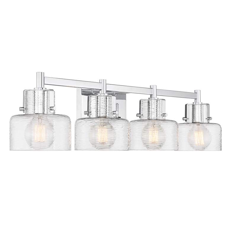 Image 4 Dover 4-Light Bathroom Vanity Light in Chrome more views