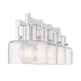 Image5 of Dover 4-Light Bathroom Vanity Light in Chrome more views