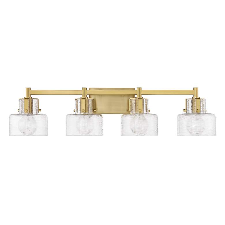 Image 2 Dover 4-Light Bathroom Vanity Light in Warm Brass more views