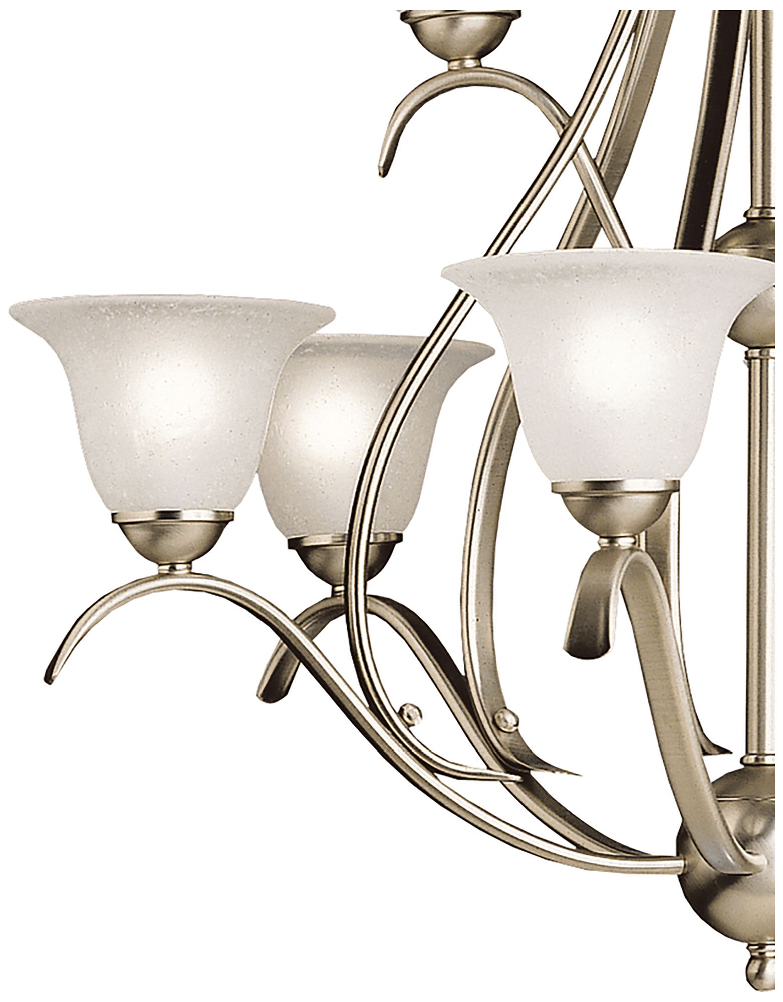 Image 5 Dover Collection 29"W Brushed Nickel Nine Light Chandelier more views