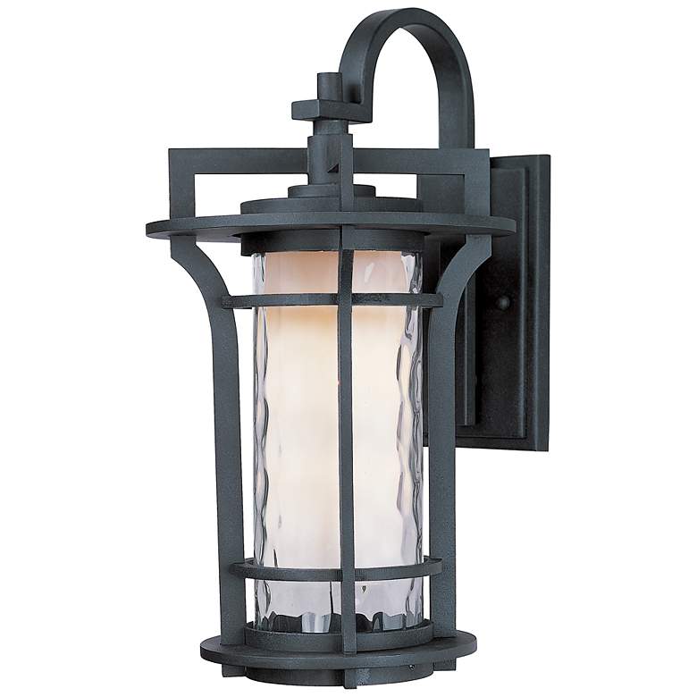 Image 1 Dover EE 1-Light 12" Wide Bronze Outdoor Wall Light
