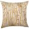 Dover Gold 20" Square Throw Pillow