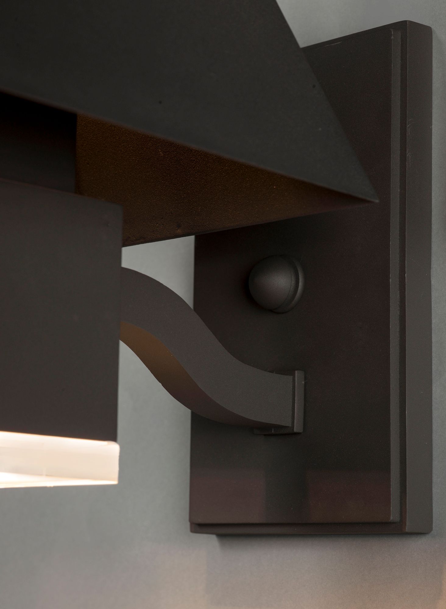 Image 2 Dover LED 1-Light Outdoor Wall Lantern - Bronze more views