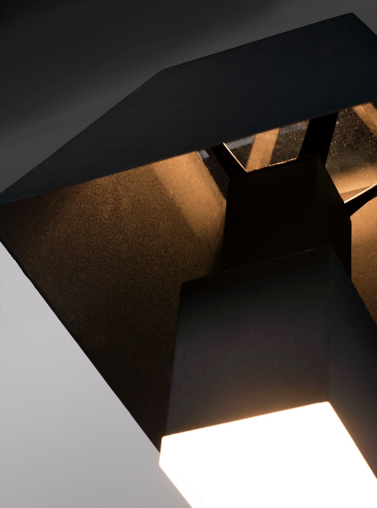 Image 3 Dover LED 1-Light Outdoor Wall Lantern - Bronze more views